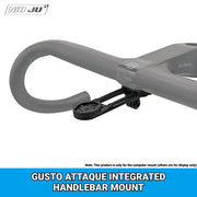 GUSTO ATTAQUE Integrated Handlebar Computer Mount — Garmin Wahoo Aero Bike Mount Extension