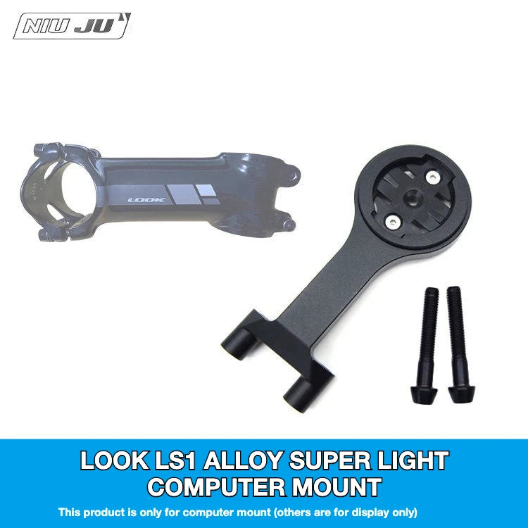 LOOK LS1 ALLOY Stem Computer Mount with CNC Camera Adapter