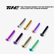 TiNE M6 Titanium Headset Top Cap Screws — 25 / 30 / 35 / 45mm