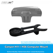 NIUJU Canyon H36 / H11 Computer Mount — Aero Integrated Cockpit Garmin Wahoo Extension Mount