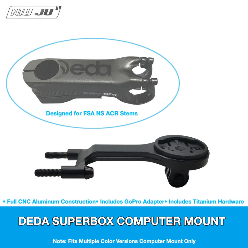 NIUJU DEDA SUPERBOX Computer Mount — Integrated Wahoo Garmin GoPro Mount