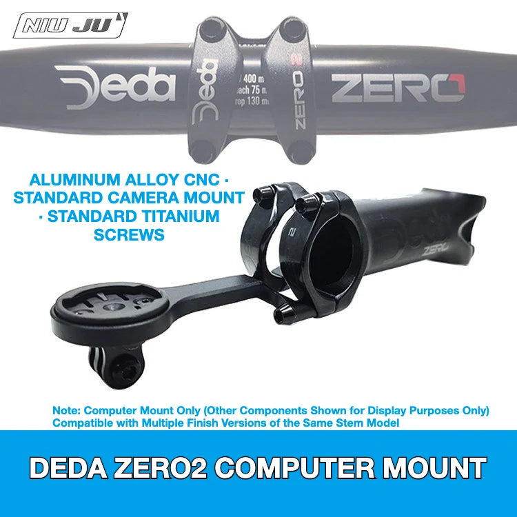 NIUJU Colnago V3 Computer Mount — DEDA ZERO2 Lightweight Garmin Wahoo Mount — Magene / Blackbird / XOSS / COROS Interface