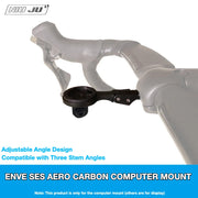 NIUJU ENVE SES Aero Computer Mount — Adjustable Garmin Wahoo Aero Cockpit Mount