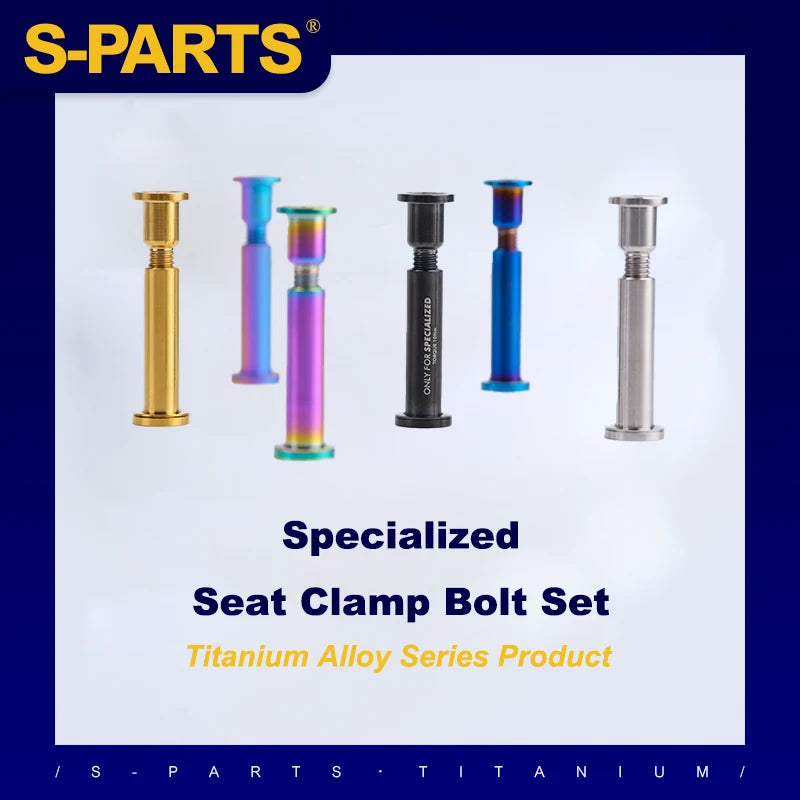 S-PARTS TC4 Titanium Seatpost Clamp Bolt — Specialized SL6 / SL7 / SL8 / SL9 / Venge