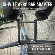 S-PARTS Shiv TT Aerobar Adapter for Vision TFE Adjustable Angle 0°/5°/10°/15°