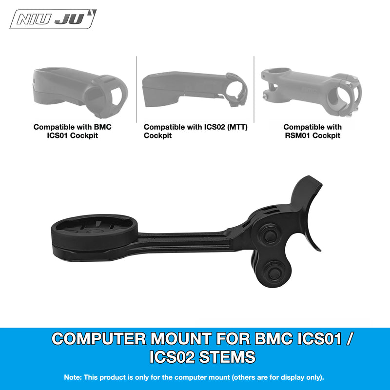NIUJU BMC ICS01 Computer Mount — ICS02 Garmin Wahoo Mount for Teammachine SLR01 & RM01