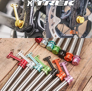 CHASER 12mm Titanium Thru Axle Set for Trek Madone Gen6 / Gen7 / Gen8 — Ultralight Hidden Lever Quick Release