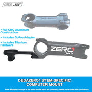 NIUJU DEDA ZERO 1 Computer Mount — Lightweight Garmin Wahoo GoPro Mount