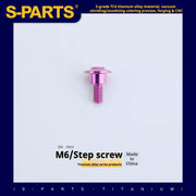 S-PARTS A3 M6 Umbrella Head Step Bolts — Purple — 36 Specifications