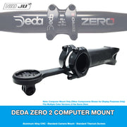NIUJU Colnago V3 DEDA ZERO2 Computer Mount — Lightweight Garmin Wahoo Stem Mount