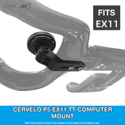 NIUJU Cervélo P5 EX11 TT Computer Mount — Garmin Wahoo GoPro Bike Light Extension Mount