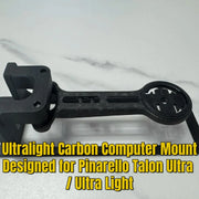 Carbon Computer Mount Compatible with Pinarello Talon Ultra/Light – Garmin/Wahoo