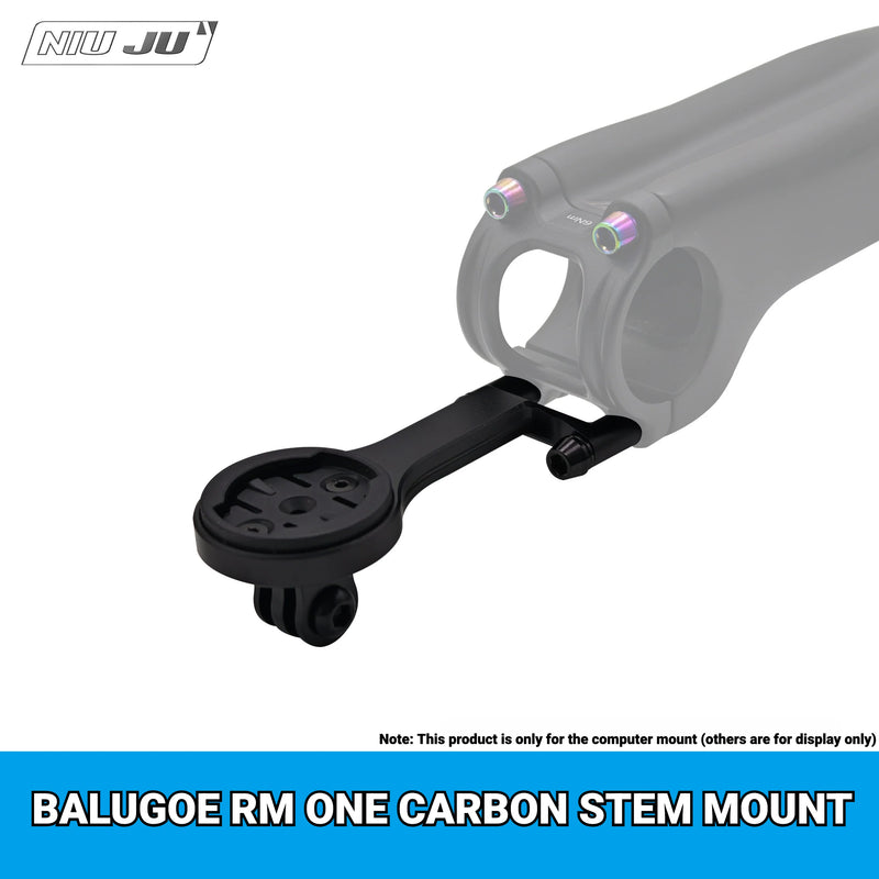 BALUGOE RM ONE Carbon Stem Computer Mount — Garmin Wahoo Aero Bike Mount Extension
