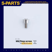 S-PARTS A3 M6 Umbrella Head Step Bolts — Titanium — 36 Specifications