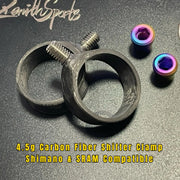 S-PARTS Carbon Shifter Clamp — Compatible with Shimano & SRAM — 4.5g