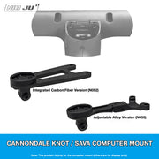 NIUJU Computer Mount for Cannondale SuperSix EVO Gen 3 & SystemSix KNOT Cockpit — Garmin Wahoo Compatible