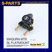 S-PARTS Titanium Disc Brake Screw Set — Magura MT8 SL FM