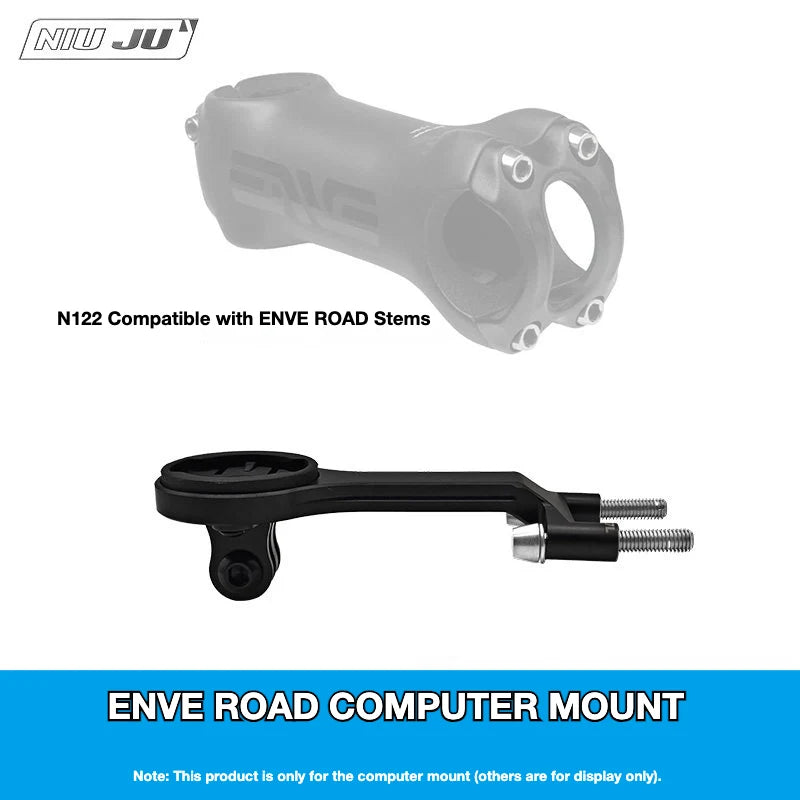 NIUJU ENVE Carbon Stem Computer Mount — Garmin Wahoo Aero Cockpit Mount
