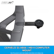 NIUJU Cervélo S5 Computer Mount for AB08 & HB14 Handlebars (2019–2025) — Garmin Wahoo GoPro Compatible