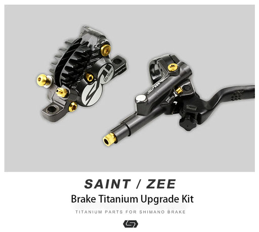 S-PARTS Titanium Brake Bolt Sets — Shimano SAINT M820 / ZEE M640