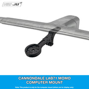 NIUJU Computer Mount for Cannondale MOMO Integrated Handlebar — LAB71 Garmin 1050 Extension Mount