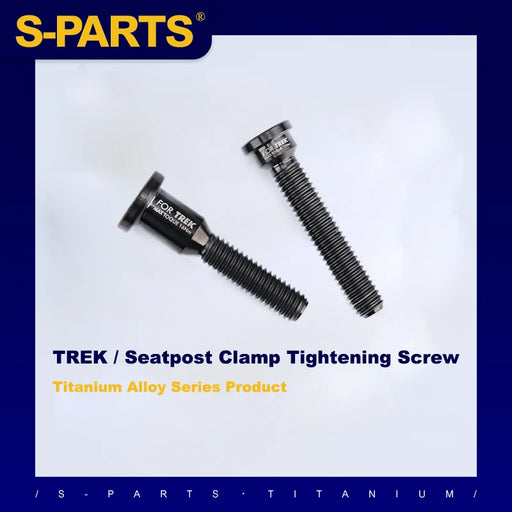 S-PARTS M6 Titanium Seatpost Clamp Bolt — Trek — L33 D12 / L35 D10
