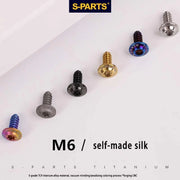 S-PARTS A3 M6 Titanium Self-Tapping Bolts — 16–30mm