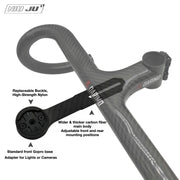 NIUJU Darimo Nexum Computer Mount — Carbon Garmin Wahoo Bryton Mount