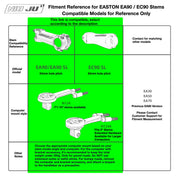 NIUJU EASTON EA90 / EC90 SL Computer Mount — Lightweight Garmin Wahoo Stem Mount