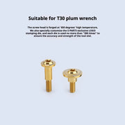 S-PARTS A3 M6 Umbrella Head Step Bolts — Green — 36 Specifications