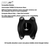 NIUJU Cannondale C3 THREE Stem Computer Mount — Ultra-Light Garmin Wahoo GoPro Mount