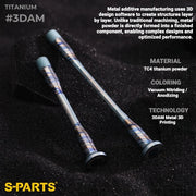 S-PARTS 3DAM Titanium Thru Axle Kit for Trek Madone Gen 8 & Émonda — Ultra-Light TC4 3D Printed Axle