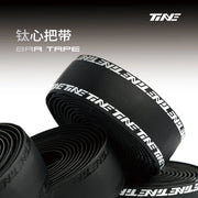 TiNE Road Bike Handlebar Tape Set — 210cm Length — 2.5mm Thickness — Anti-Slip & Breathable — Includes 2 Titanium Bar End Plu