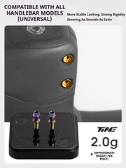 TiNE Titanium Stem Bolts M5×18 (Pair of 2) — CNC Bolts for Stems & Integrated Handlebars