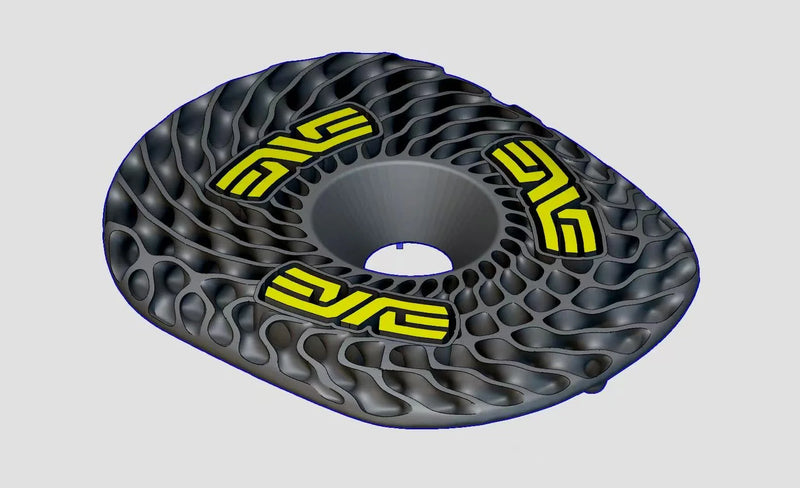 Customizable Titanium 3D-Printed Top Cap for ENVE SES Aero Pro/AR In-Route Handlebar – Color & Text Options