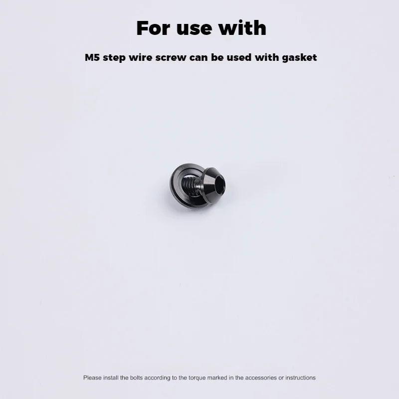 S-PARTS Titanium Cable Tension Bolts — M5/M6 — Derailleur & Brake