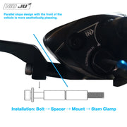 PAVEWAY Titanium Computer Mount for Giant PCR LTD CD Disc Brake Bikes — Garmin & Wahoo Compatible