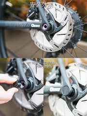 Ultra-Light Titanium Thru-Axle Set for Road Bikes — Compatible with Specialized/Roubaix/Tarmac SL6/SL7/SL8/SL9/Crux