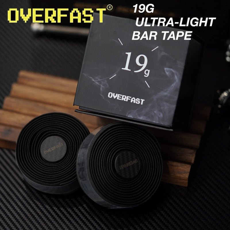 OVERFAST 19g Bar Tape — Shock-Absorbing Anti-Slip Road Bike Grip Tape