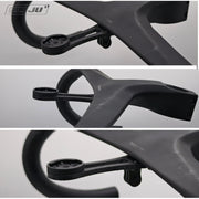 TOCCAY Carbon Computer Mount for Integrated Cockpits — GoPro Garmin Wahoo Compatible Extension Mount