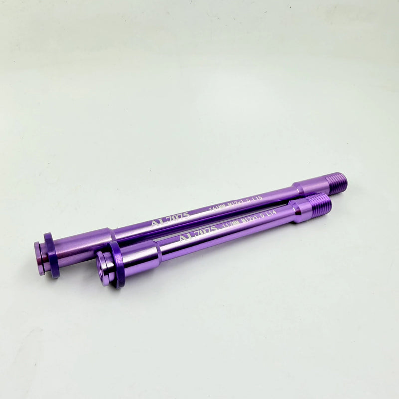 GIANT TCR PROPEL DEFY REVOLT LANGMA 46g Aluminum Thru Axle M12x1.5 117mm / 161mm — Purple