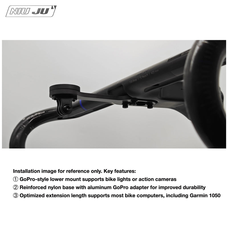 Torque Computer Mount Extension Compatible with Giant 2019 CONTACT SLR AERO Integrated Handlebar