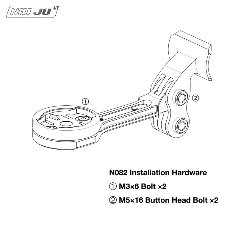 NIUJU BMC ICS Aero Computer Mount — SLR01 RM01 Garmin 1050 Wahoo Mount