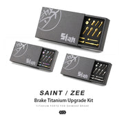 S-PARTS Titanium Brake Bolt Sets — Shimano SAINT M820 / ZEE M640