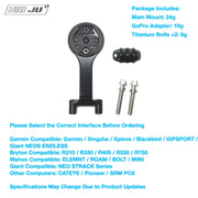 NIUJU BMC RSM01 Computer Mount — Teammachine SLR01 Roadmachine 02 Garmin Wahoo Mount