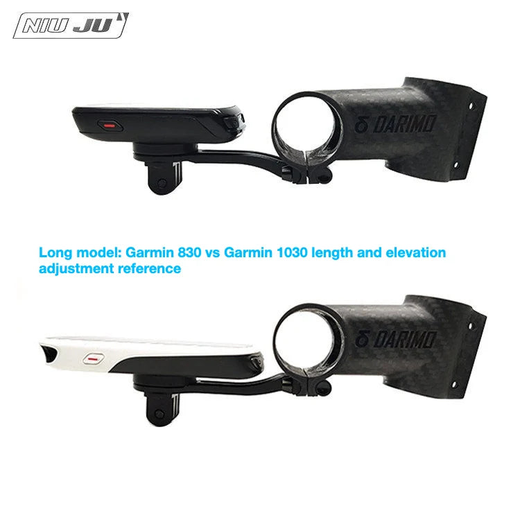 NIUJU Darimo IX2 / IX4 Computer Mount — Ultra-Light Garmin Wahoo GoPro Mount