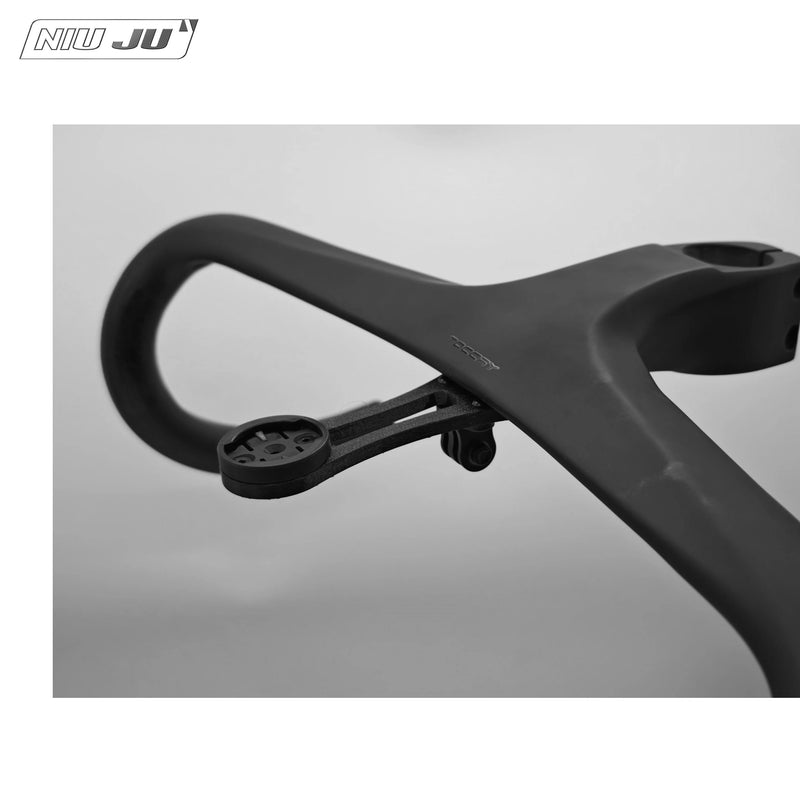 TOCCAY Carbon Computer Mount for Integrated Cockpits — GoPro Garmin Wahoo Compatible Extension Mount