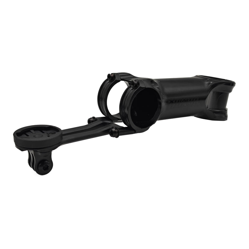 Extralite HyperStem HyperStealth Computer Mount — Lightweight Garmin Aero Bike Mount Extension