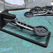 EXS Integrated Handlebar Computer Mount — Carbon Fiber Mount (for ELILEE XXE/THM Aero Bars)