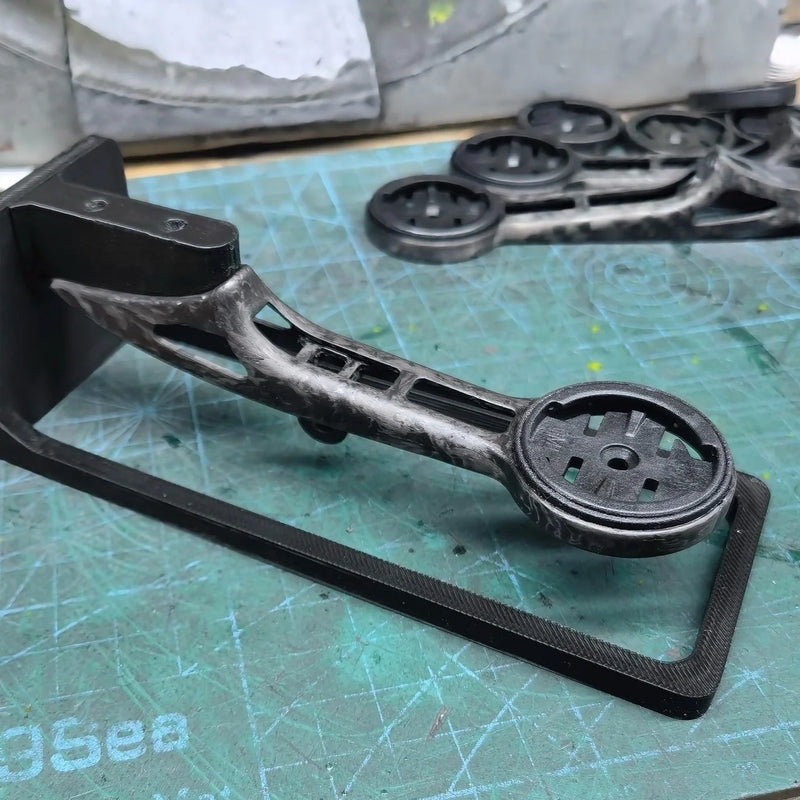 EXS Integrated Handlebar Computer Mount — Carbon Fiber Mount (for ELILEE XXE/THM Aero Bars)